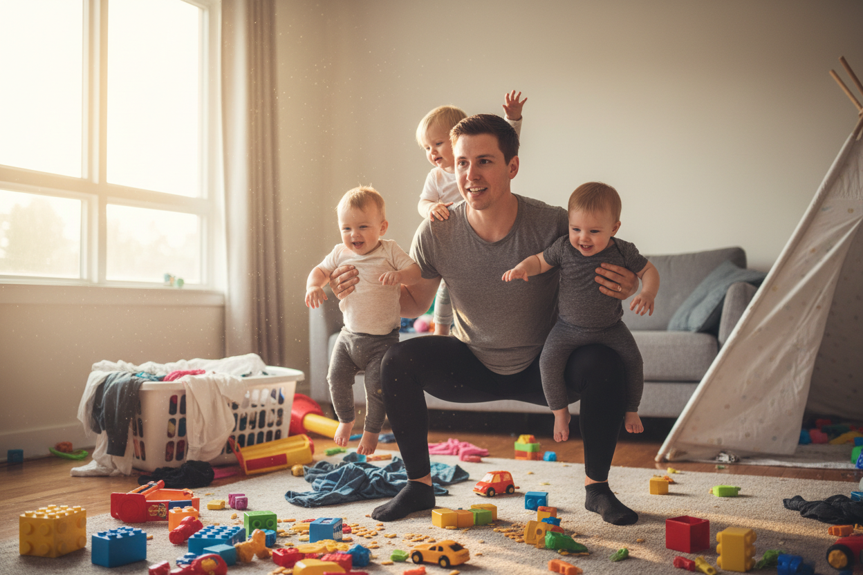 How Parents With Small Children Can Still Work Out (Without Feeling Guilty or Falling Off)